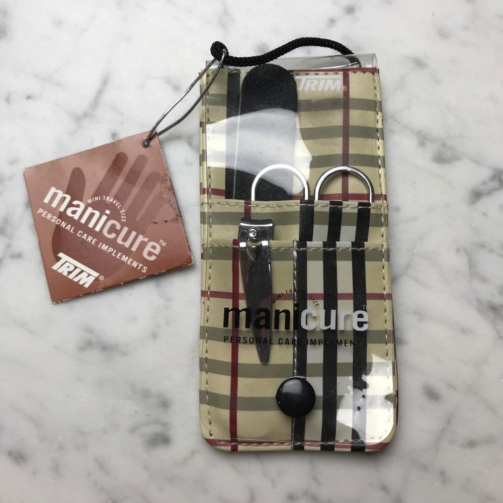 NWT TRIM Mini Travel Manicure Nail Clipper Set